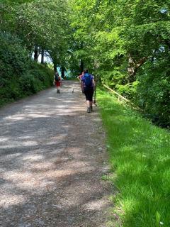 The infamous Hobby Drive, not great views but we quite enjoyed this fairly easy walking downwards towards Clovelly